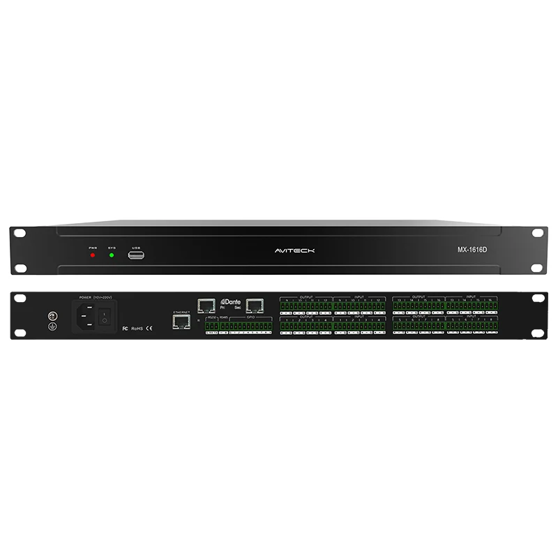 Dante 16, 16 Out Network Ses İşlemcisi